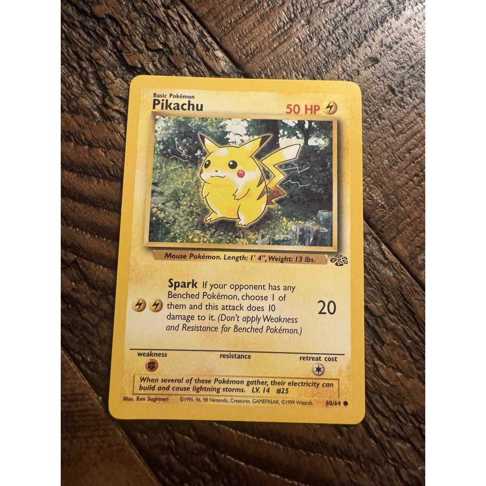 Pikachu 60/64 1st Edition Jungle